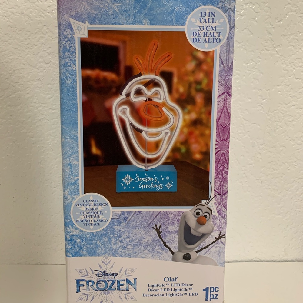 Disney Olaf Frozen LED Light Olaf Snowman ☃️